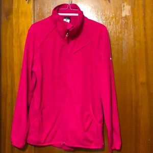 Nike Dri Fit Raspberry Zip Up Track Jacket